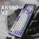 Клавіатура Ajazz Maillard V2 Maillard Switch Wireless/Bluetooth/USB UA Purple/White/Blue (AK980-V2-M-PWB)