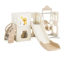 Ігровий майданчик Mealux Castle White / Brown (KD-B014 White/Brown)