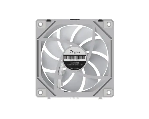 Кулер до корпусу OCYPUS GAMMA F12 ARGB REVERSE BLADE білий (GAMMA-F12-WH1AM01U-GL)