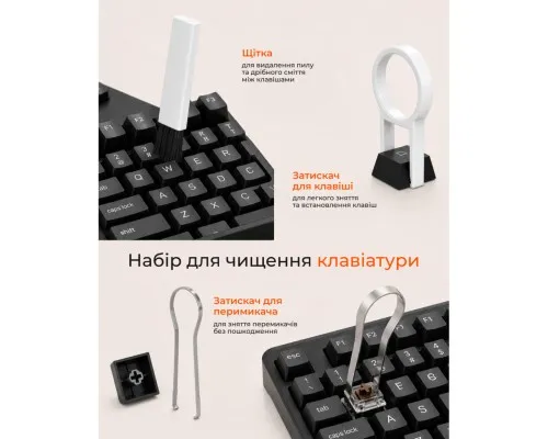 Універсальний чистячий набір 2E Multifinctional cleaning kit 20in1 white-orange (2E-SK20IN1)