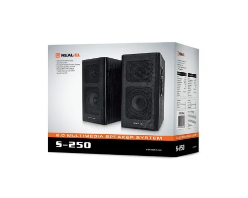 Акустична система REAL-EL S-250 Black