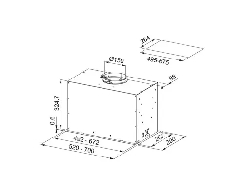 Витяжка кухонна Franke FBFE XS A52 (305.0665.359)