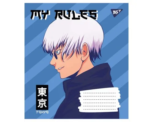 Зошит Yes А5 Anime 12 аркушів, лінія (766286)