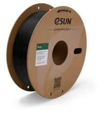 Пластик для 3D-принтера eSUN PLA+ 1.75мм, 1кг, black (PLA+P175B1)