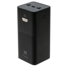 Батарея універсальна Vinga 50000 mAh 22.5W Display Black (VPBB5022)
