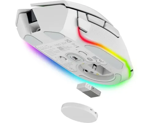 Мишка Razer Basilisk V3 Pro 35K Wireless/Bluetooth White (RZ01-05240200-R3G1)