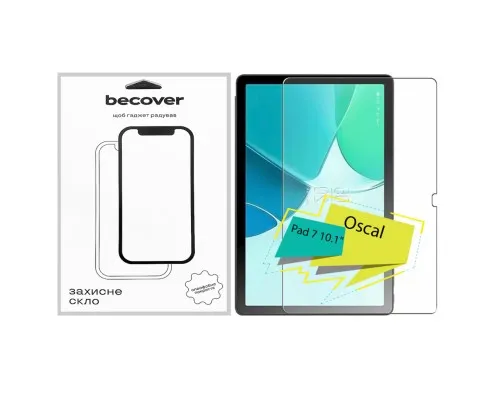Скло захисне BeCover Oscal Pad 7 10.1" (713040)