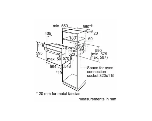 Духова шафа Bosch HBF 512 BS1T (HBF512BS1T)
