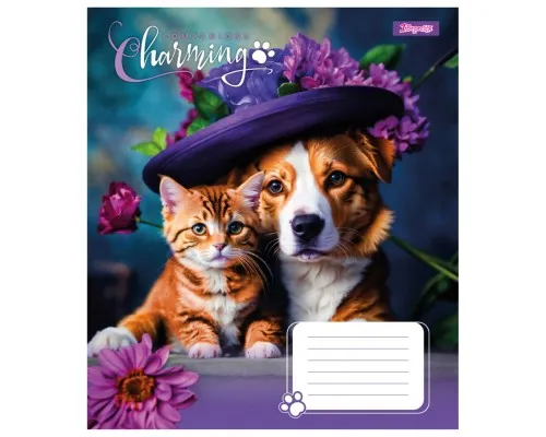 Зошит 1 вересня Charming companions А5 12 аркушів лінія (767218)