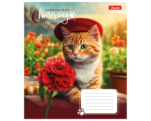 Зошит 1 вересня Charming companions А5 12 аркушів лінія (767218)