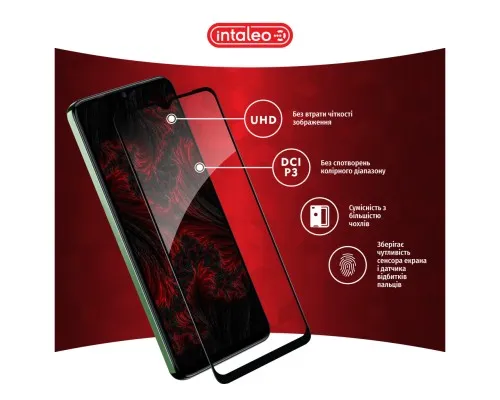 Скло захисне Intaleo Full Glue Tecno Spark 10C Black (1283126564918)