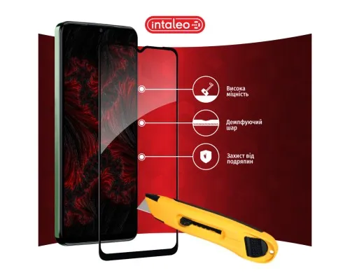 Скло захисне Intaleo Full Glue Tecno Spark 10C Black (1283126564918)