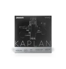 Струни для скрипки D'Addario Kaplan Vivo Violin String Set 4/4 Scale Medium Tension (KV310 4/4M)