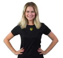 Футболка Sol's Imperial Women 190 Тризуб чорний S (11502309/141S)