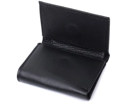 Гаманець ST Leather З натуральної шкіри Чорний (22742)