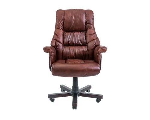 Офісне крісло Richman Конгрес Вуд M-2 Широкий (Anyfix Wide) Шкіра Люкс Коричнева (R00000051475)
