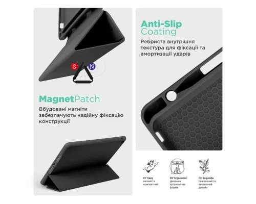 Чохол до планшета Armorstandart Smart Fold Pen Xiaomi Redmi Pad 2 Pro Black (ARM89201)