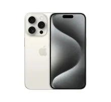 Мобільний телефон Apple iPhone 15 Pro 128Gb White Titanium (REF A) BREEZY (2AMTUW3)