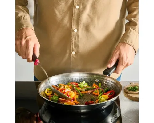 Сковорода Tefal ВОК Emotion+ Power з кришкою 28см (E3411655)