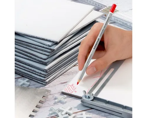 Маркер Staedtler олівець Lumocolor omnigraph non-permanent червоний (ST.108-2)