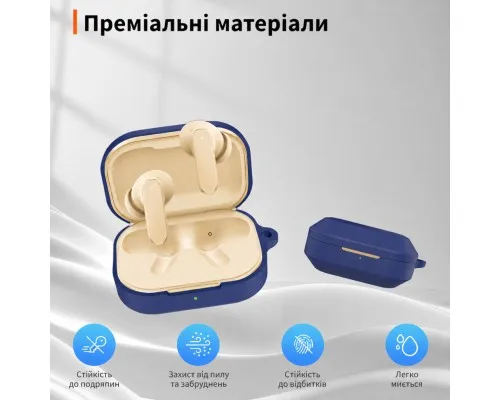 Чохол для навушників BeCover Silicon для Realme Buds Air 8 Blue (715898)