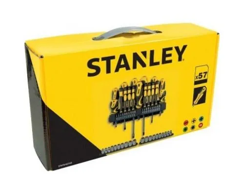 Набір інструментів Stanley отверток, головок, вставок 57 шт. (STHT0-62143)