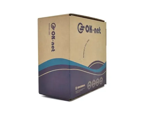 Кабель мережевий OK-Net FTP 305м cat.5e LSFROH (F/UTP-cat.5E LSFROH) (КПВнг-HFЭ-ВП (200) 4*2*0,51)