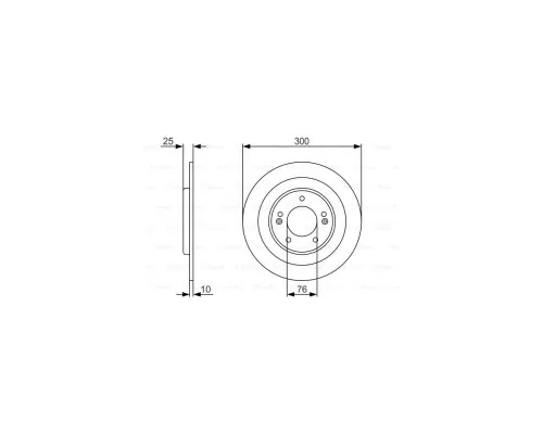 Гальмівний диск Bosch 0 986 479 A46