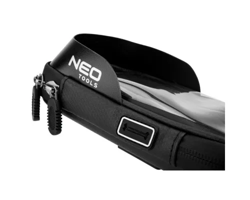 Велосумка на кермо Neo Tools з тримачем для смартфона до 6" Black (91-001)
