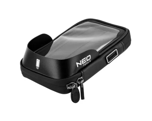 Велосумка на кермо Neo Tools з тримачем для смартфона до 6" Black (91-001)