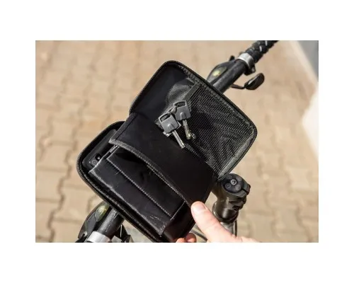 Велосумка на кермо Neo Tools з тримачем для смартфона до 6" Black (91-001)