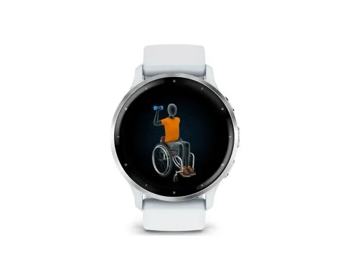 Смарт-годинник Garmin Venu 3, Whitestone + Passivated, GPS (010-02784-00)