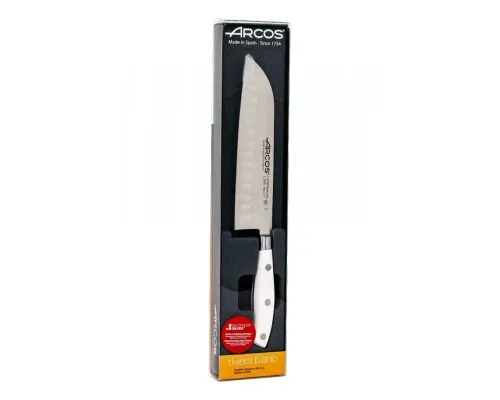 Кухонний ніж Arcos Riviera Сантоку 180 мм White (233524)