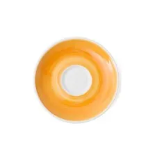 Блюдце Ancap серія Verona Millecolori 12 см Yellow для серій "Verona/Torino/Roma Millecolori Hand Painted" (34406)
