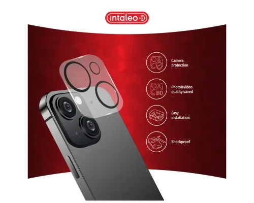Скло захисне Intaleo Camera Lens Apple Iphone 15 Plus Black (1283126576850)