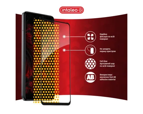 Скло захисне Intaleo Full Glue Tecno Spark 20 Black (1283126589003)
