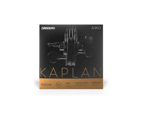 Струни для скрипки D'Addario Kaplan Amo Violin String Set 4/4 Scale Medium Tension (KA310 4/4M)