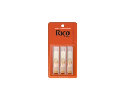 Тростина для саксофона D'Addario Rico - Soprano Sax #2.0 - 3-Pack (RIA0320)