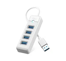Концентратор Orico USB 3.0 to 4xUSB 3.0 0.15m white (CA914869)