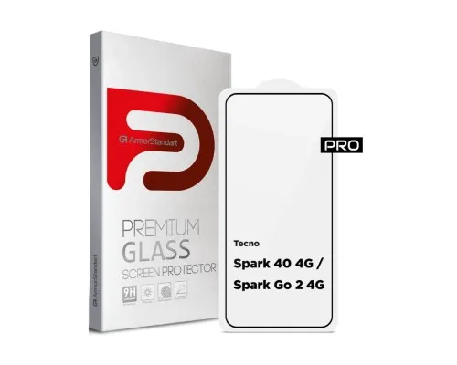 Скло захисне Armorstandart Pro Tecno Spark 40 4G / Spark Go 2 4G (ARM87297)