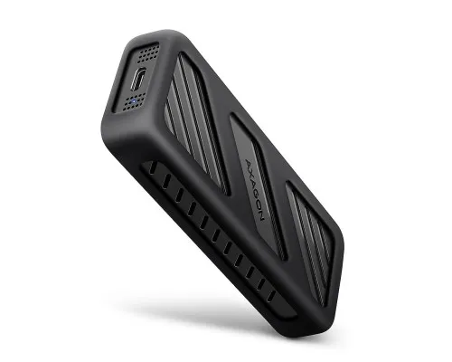 Кишеня зовнішня AXAGON USB-C 20Gbps metal box for M.2 NVMe SSD ARMORED (EEM2-20G)