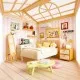 Конструктор Mini House румбокс серії Інтер'єр – Спальня (світло) (8004)
