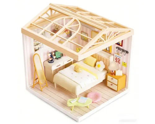 Конструктор Mini House румбокс серії Інтер'єр – Спальня (світло) (8004)