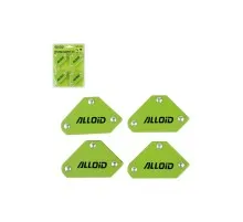 Магніт для зварювання Alloid 4кг, 4шт, трикутник (MWH-13104)