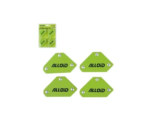 Магніт для зварювання Alloid 4кг, 4шт, трикутник (MWH-13104)