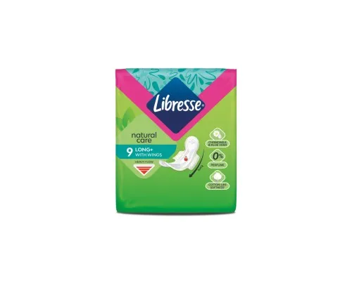 Гігієнічні прокладки Libresse Natural Care Ultra Clip Super 9 шт (7322540523744)