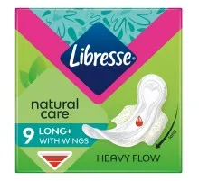 Гігієнічні прокладки Libresse Natural Care Ultra Clip Super 9 шт (7322540523744)