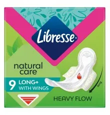 Гігієнічні прокладки Libresse Natural Care Ultra Clip Super 9 шт (7322540523744)