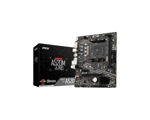 Материнська плата MSI A520M-A PRO