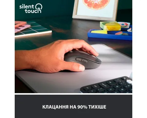 Мишка Logitech Signature M650 L Wireless LEFT Graphite (910-006239)